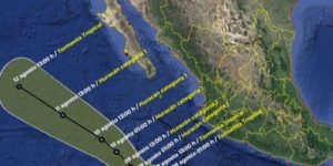 Tormenta tropical Kevin podría convertirse en huracán; generará fuertes lluvias