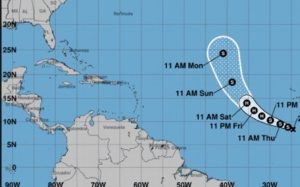 Se forma depresión tropical “Veinte” en el Atlántico