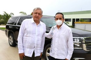 Llega Presidente Obrador para supervisar construcción del tramo 4 del Tren Maya en Quintana Roo