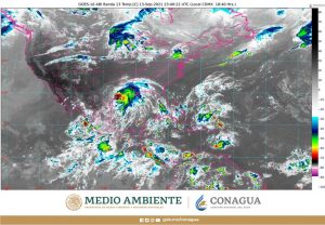 Se mantendrá el temporal de lluvias en el occidente, centro y sur de México