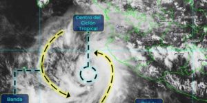 Se forma la depresión tropical 15-E en el Pacífico mexicano