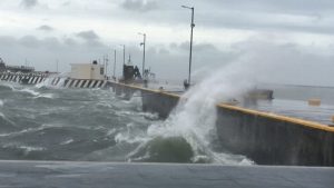 Emiten Aviso Especial por pronóstico de tormentas y viento del Norte de 70 km/h en Veracruz