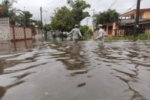 Inédito: Se inunda el 100% de Lerdo de Tejada, Veracruz