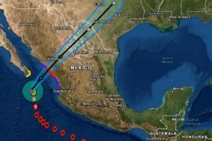 Pamela se degrada a tormenta tropical frente a Baja California Sur