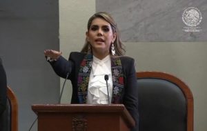 Evelyn Salgado rinde protesta como gobernadora de Guerrero