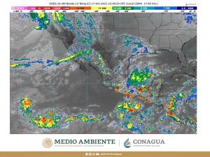 Se pronostican lluvias extraordinarias para Veracruz y torrenciales para zonas de Chiapas, Puebla y Tabasco