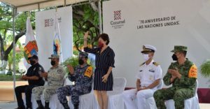 Juanita Alonso encabeza ceremonia conmemorativa del 76 Aniversario de la ONU