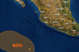 Se forma depresión tropical en Océano Pacífico al sur de Chiapas