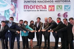 Morena, PT, PVEM y Nueva Alianza ratifican alianza en 6 estados