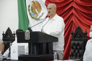 Lamenta gobernador de Tabasco muertes por el ‘flagelo’ del COVID-19, en el Tercer Informe de gobierno