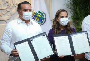 Firman Intención de hermanamiento entre Cancún y Mérida