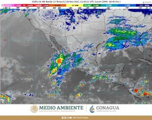 Se pronostican para este domingo lluvias fuertes en Chiapas, Oaxaca, Puebla, Tabasco y Veracruz