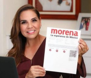 Mara Lezama se inscribe en Morena, por la candidatura a gobernadora de Quintana Roo