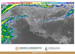 Durante las próximas horas se prevén chubascos en Baja California, Chiapas, Oaxaca, Quintana Roo y Veracruz
