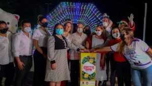 Inauguran recorrido de luces navideñas en Christmas Show Cancún