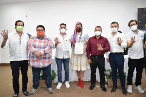 Registran en Quintana Roo, alianza Morena-PVEM-PT-MAS, ante el IEQROO