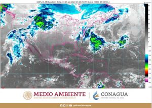 Se pronostican lluvias puntuales fuertes con posibles descargas eléctricas en Chiapas, Oaxaca, Tabasco y Veracruz