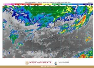 Se prevén lluvias fuertes en el norte de Chiapas, el oriente de Oaxaca, Tabasco y el sur de Veracruz, para lo que resta de hoy