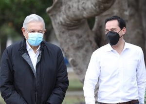 Sostiene Mauricio Vila reunión con López Obrador por Tren Maya