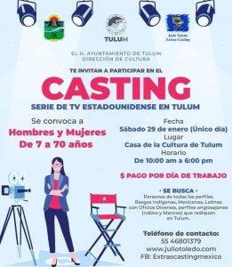 Convocan a Casting para una serie de televisión en Tulum, Quintana Roo