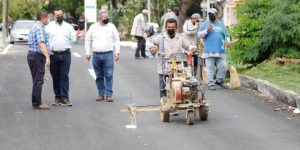 Renán Barrera supervisa las mejoras en movilidad urbana en Mérida