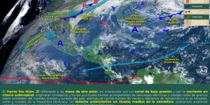 Pronostican calor y lluvias para este domingo en la Península de Yucatán