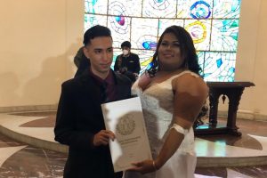 Tabasqueño se casa con mujer trans en Veracruz