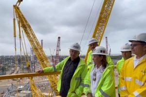 El presidente Andrés Manuel López Obrador supervisa refinería ‘Olmeca’ en Dos Bocas, Paraíso