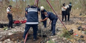 Rescatan a hombre en el fondo de un pozo en el Periférico de Mérida