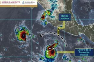 Se forma la tormenta tropical Frank en el Pacífico