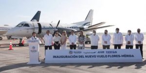 Inicia operaciones la ruta Mérida-Flores con TAG Airlines