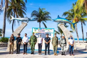 Atenea Gómez Ricalde encabeza banderazp para el fortalecimiento de la seguridad en Isla Mujeres