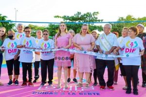Atenea Gómez reinaugura La Casa del Adulto Mayor en Isla Mujeres