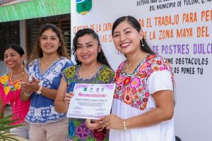 DIF-Tulum promueve el emprendimiento e impulso a la economía familiar de la zona maya