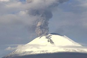 Protección Civil prevé caída de ceniza volcánica del Popocatépetl en CDMX