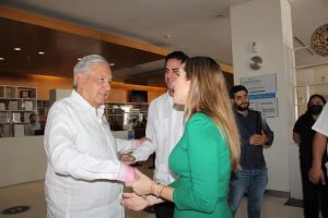 Atenea Gómez Ricalde agradece el respaldo del presidente Andrés Manuel López Obrador a Isla Mujeres