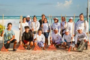 Fortalecen trabajos de limpieza de playas en Isla Mujeres