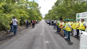 Cumple Marciano Dzul con la trasformación de más caminos de acceso en la zona maya