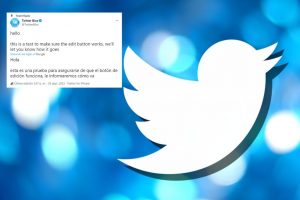 Twitter comparte su primer ‘tuit’ editado