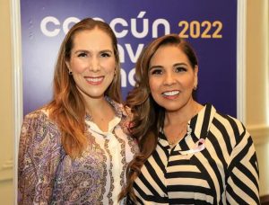 Atenea Gómez asiste a la inauguración del Cancún Travel Mart 2022