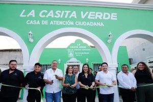 Inaugura Estefania Mercado primera Oficina de Atención Ciudadana «La casita verde»