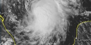 Lanzan Alerta Azul en al menos 4 municipios de Campeche por tormenta tropical Karl