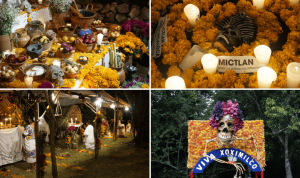 Una tradición del Día de Muertos, Altares de la Comunidad Maya, Tlaxcala, grupo Xcaret e invitados