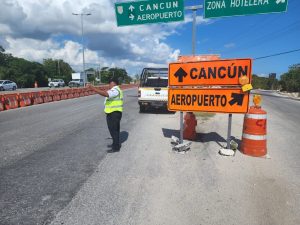 Acciones para mitigar los efectos viales de la temporada alta y las obras en Benito Juárez