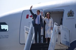 Primer Ministro de Canadá, Justin Trudeau, llega a México