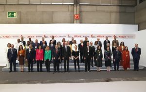 Autoridades inauguran el pabellón en Futuro 2023, el más grande de América, en Madrid, España