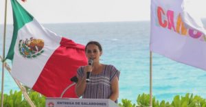 Garantiza gobierno de Ana Patricia Peralta playas limpias de Cancún