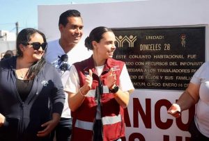 Acerca Ana Patricia Peralta «Brigadas Cancún Nos Une» por una ciudad más limpia