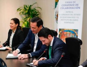 Suscribe el diputado Renán Sánchez convenio de colaboración con el Instituto Belisario Domínguez