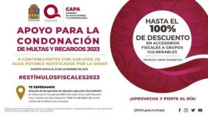 CAPA anuncia estímulos fiscales durante 2023